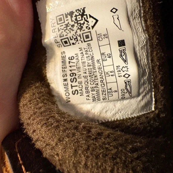 Sperry Men's Black and Brown Leather Rain Boots - Picture 5 of 7